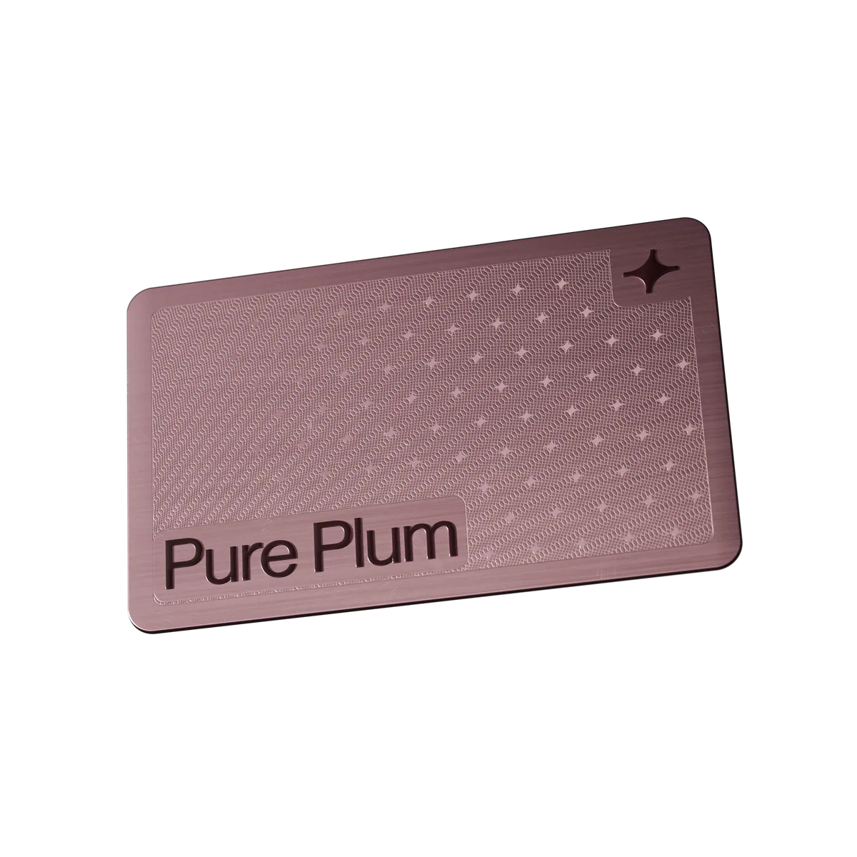 Pure Plum card